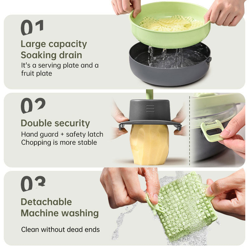 Premium Multifunctional Vegetable Cutter for Effortless Meal Prep