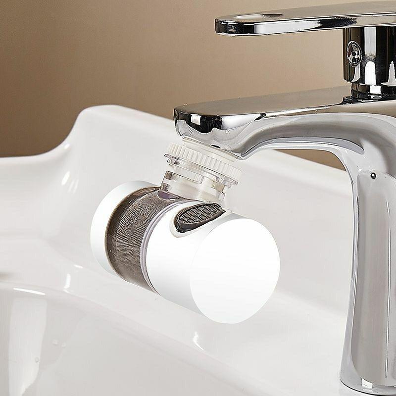 Faucet filter splash proof water purifier filter booster 720 degree rotating universal extension filter water nozzle - Korvel