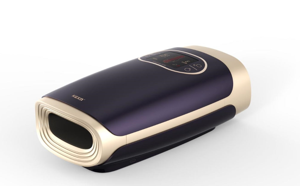 Masajeador de Mano con Bolsa de Aire Calentada y Control Táctil LCD