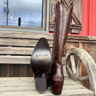 Ariat Women's Espresso Croc Casanova Boots - Korvel