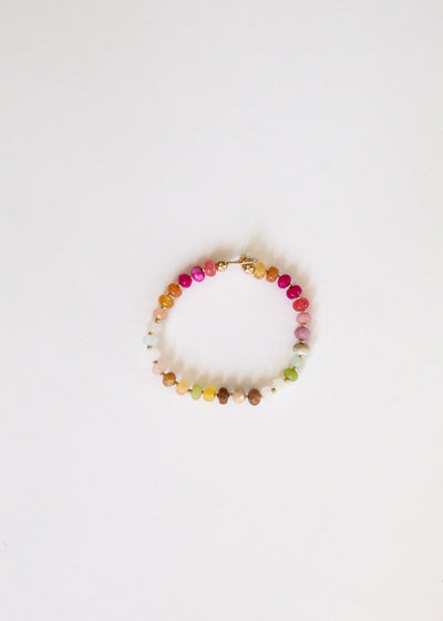 Natural Gemstone Bracelet with 14k Gold Filled Toggle - Sandbar