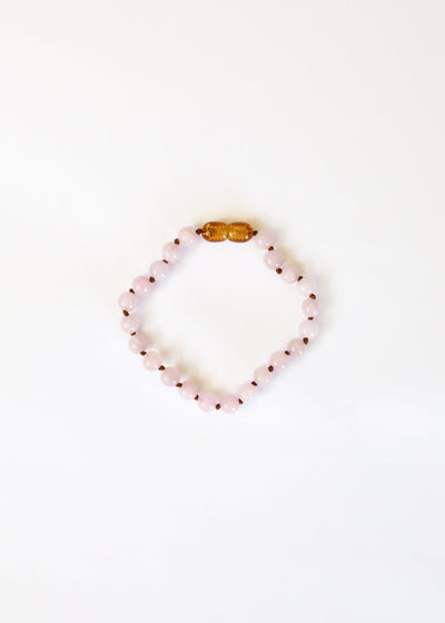 Pure Gemstone + Rose Quartz || Anklet or Bracelet - Korvel