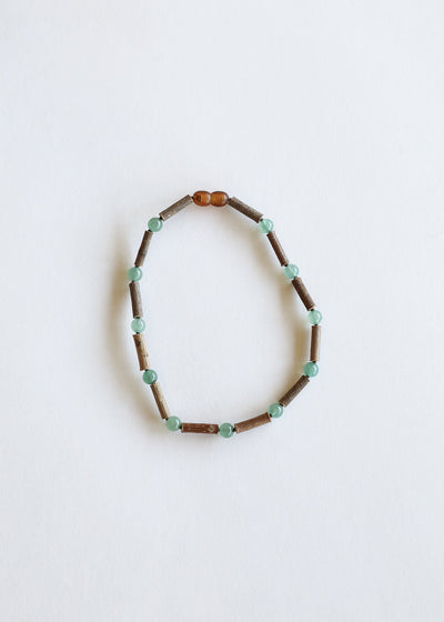 Hazelwood and Aventurine Necklace