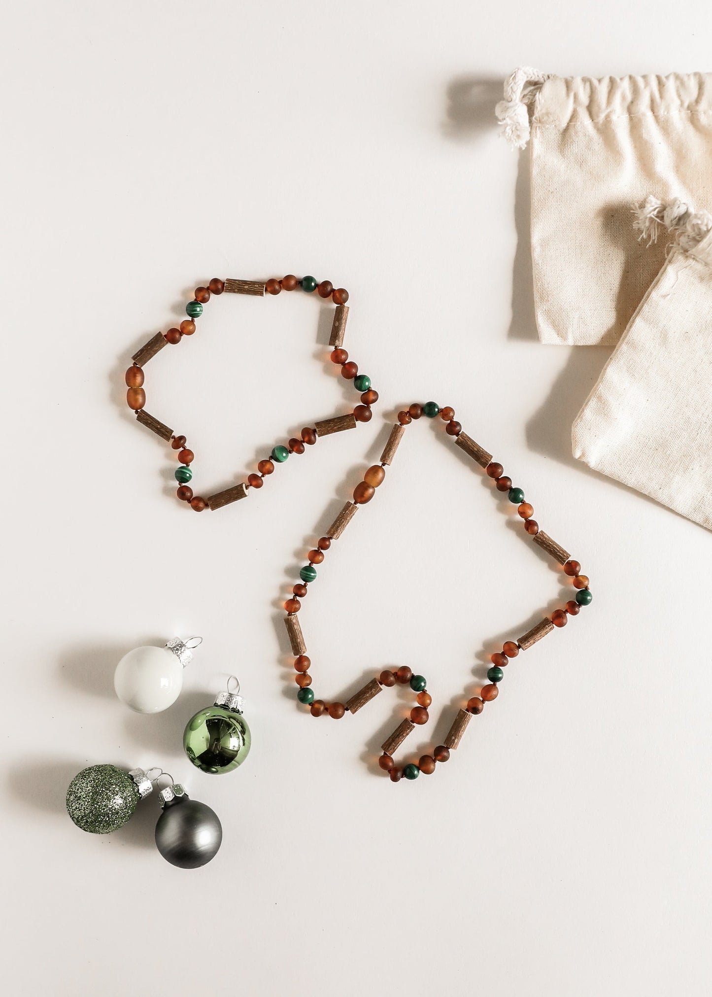 Hazelwood & Malachite Necklace Gift Set