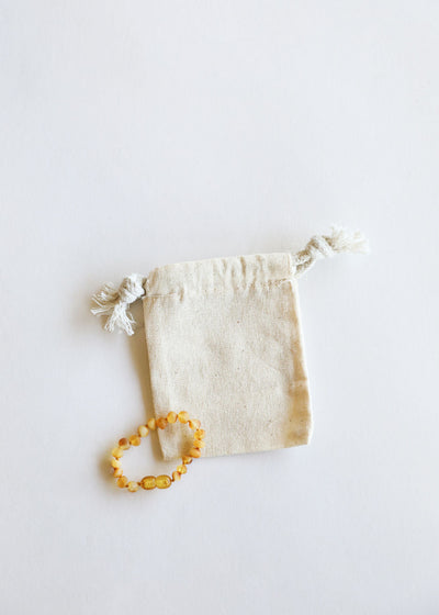 Raw Honey Baltic Amber || Anklet or Bracelet - Korvel