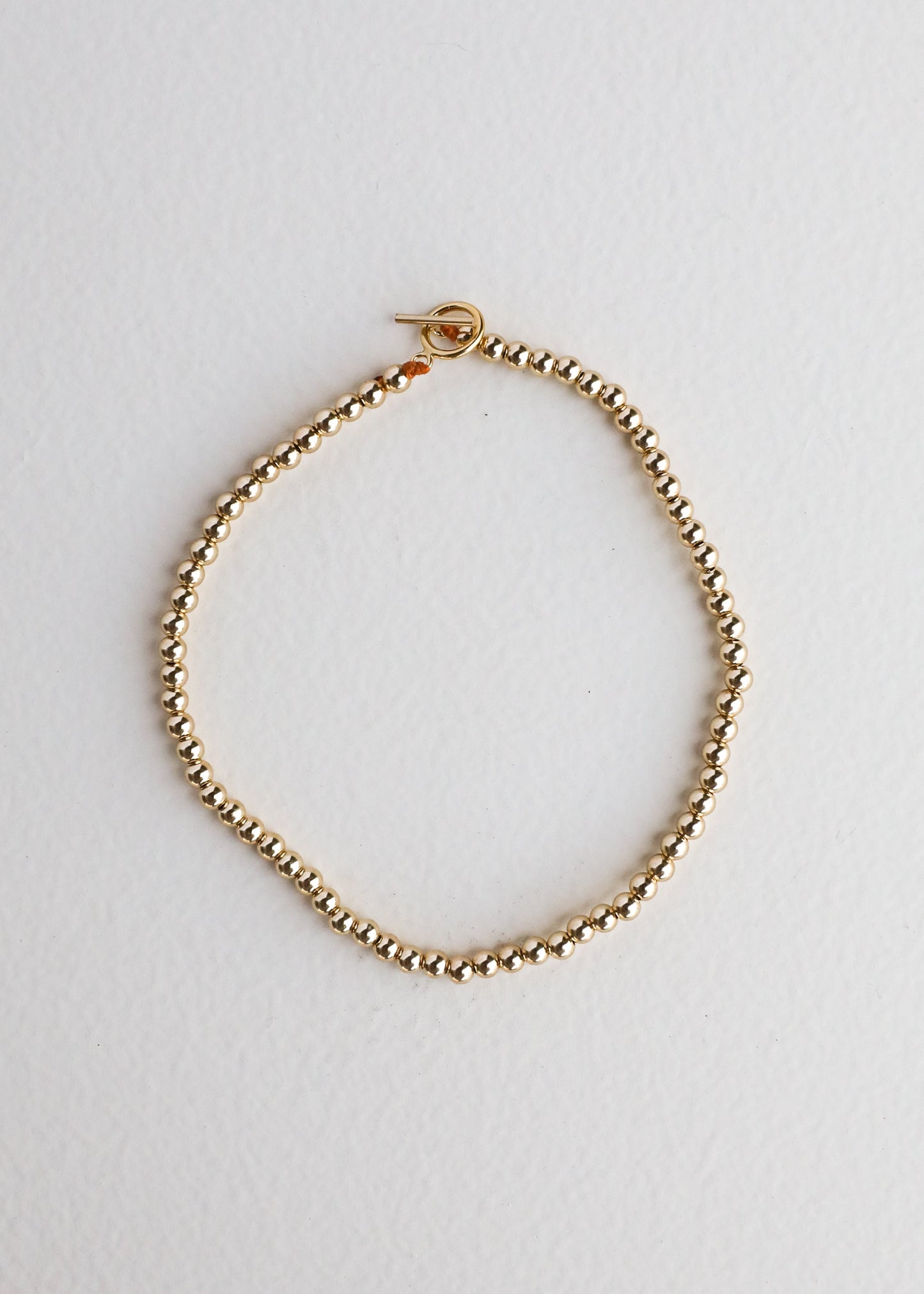 Tobillo o Pulsera de Oro de 14k Relleno - Elegancia Hecha a Mano