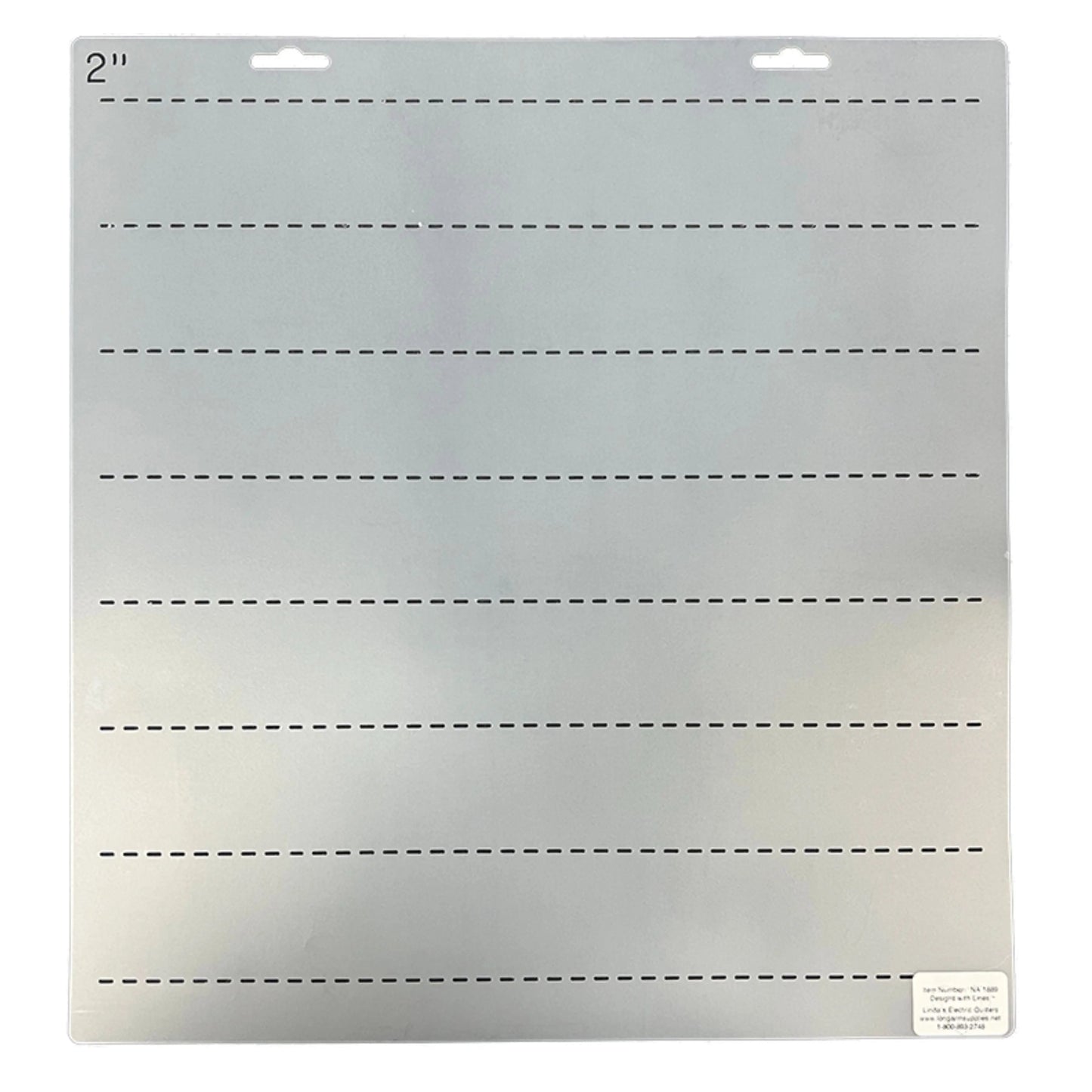 Plantilla 2142 de líneas rectas de 2" y 9"