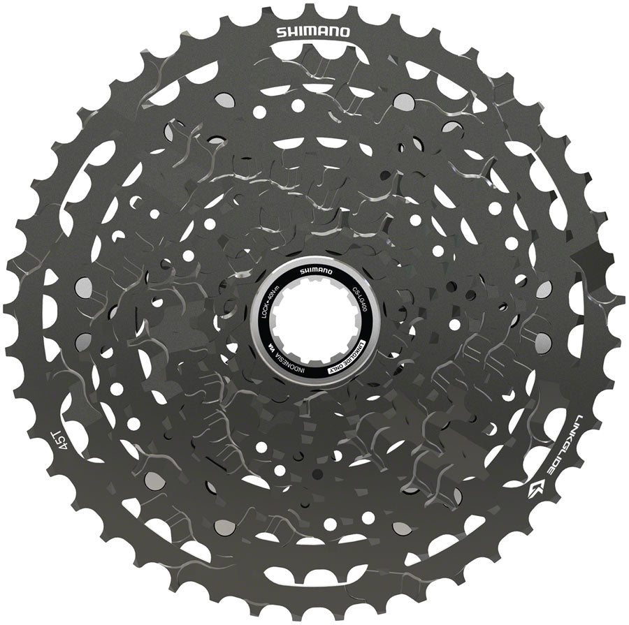 Cassette Shimano CUES CS-LG400-11 - 11 Vitesses 11-45t LINKGLIDE Noir
