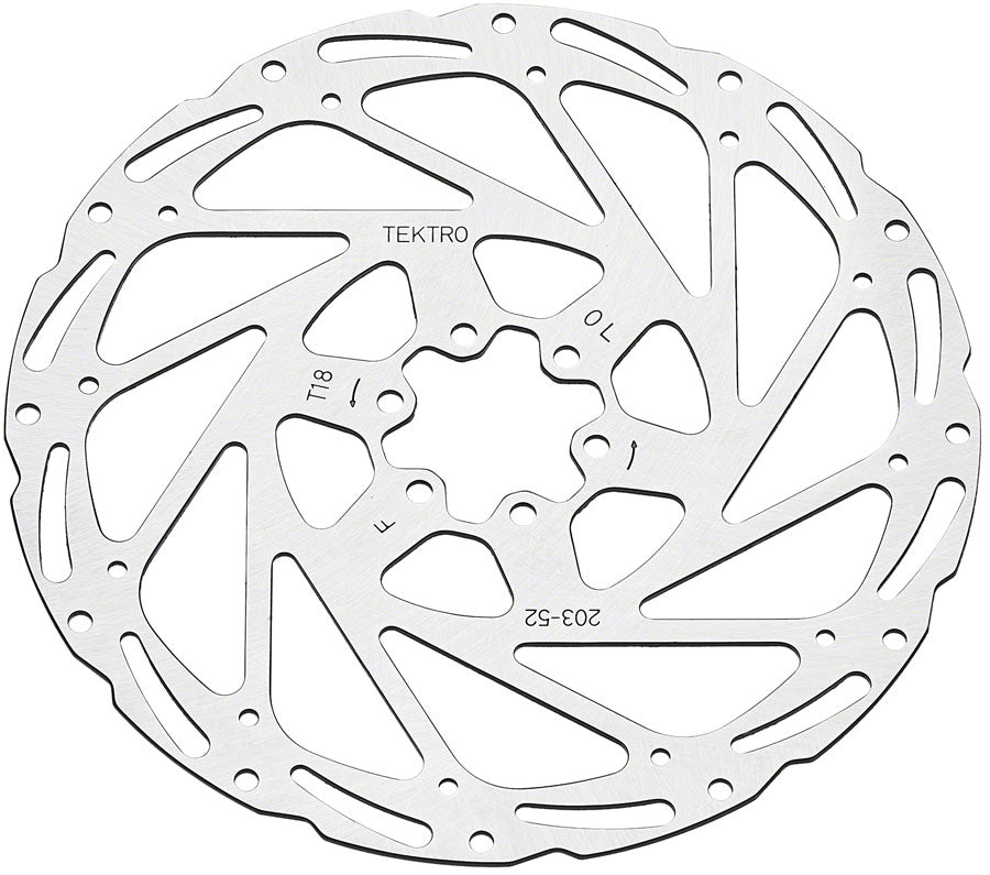 Tektro TR203-52 Disc Rotor - 203mm 6-Bolt for 2-Piston Calipers