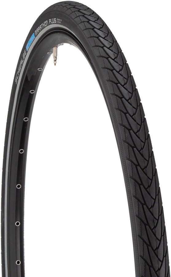 Schwalbe Marathon Plus Tire - 26 x 1 3/8 Clincher Wire BLK/Reflective