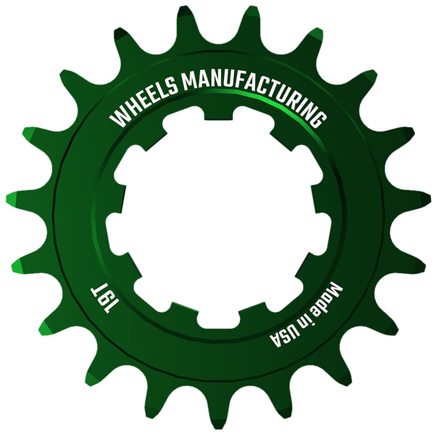 Wheels Manufacturing SOLO-SPEED Cog - 19t Green