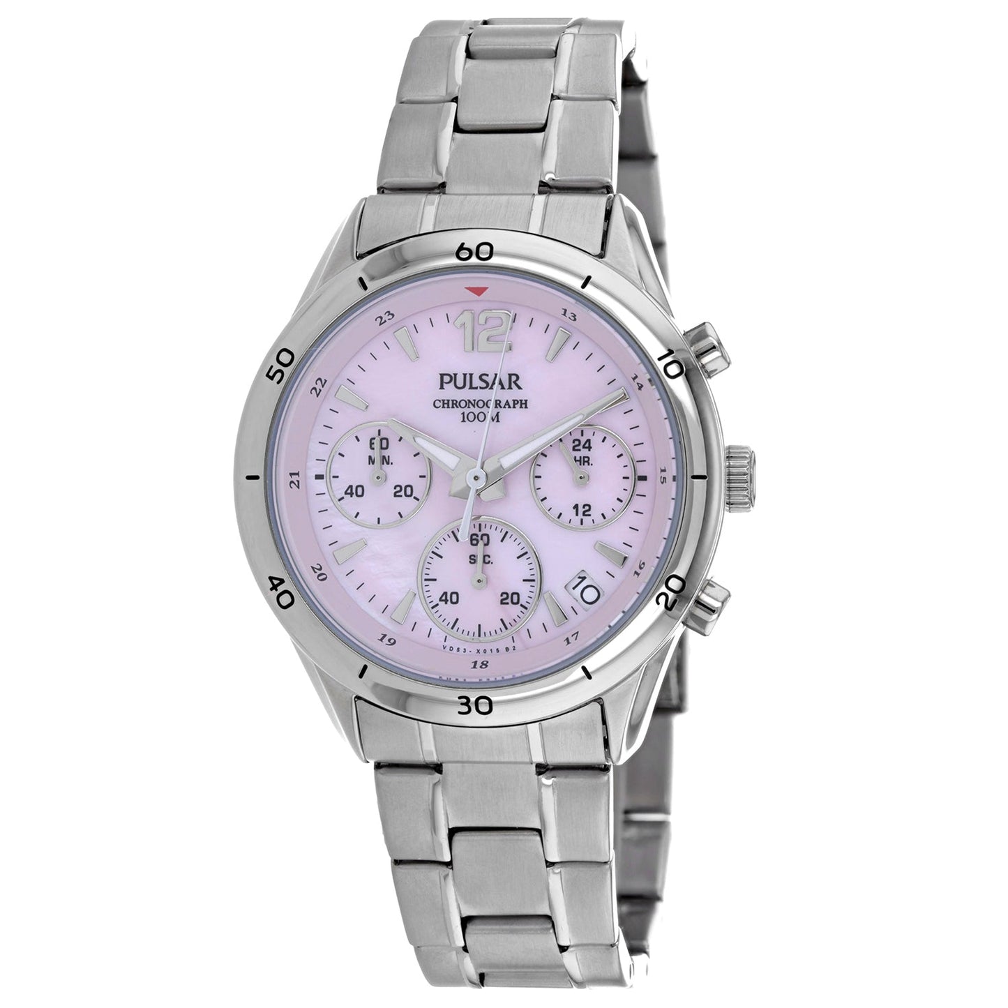 Reloj Clásico de Pulsar para Mujer con Esfera Rosa