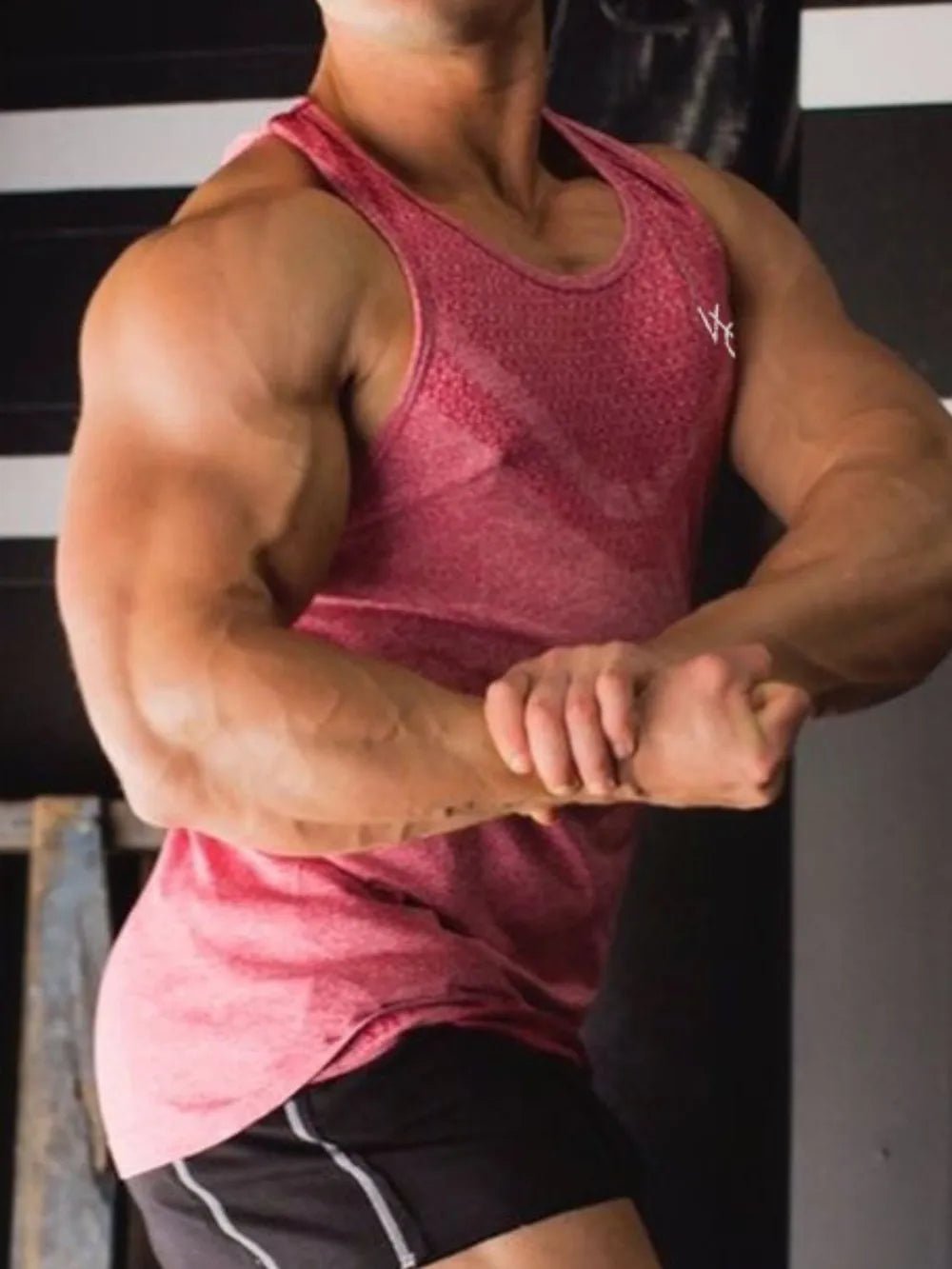 Débardeur actif à encolure ronde grande taille pour homme