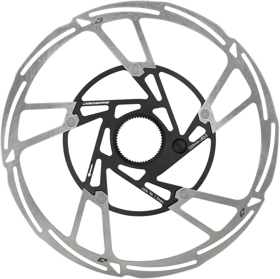 Jagwire Pro LR2-E Rotor de Freno de Disco para Ebike - 220mm Center Lock