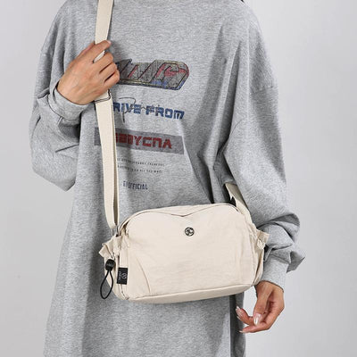 Sac bandoulière en nylon léger et polyvalent pour femmes