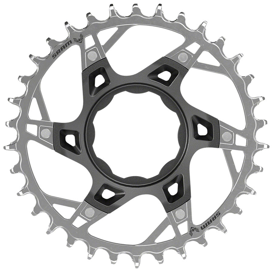 SRAM XX T-Type Chainring - 34t TQ Ebike Direct Mount Silver