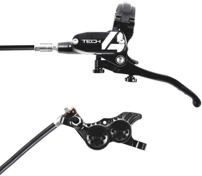 Hope Tech 4 V4 Disc Brake and Lever Set - Rear Hydraulic Black