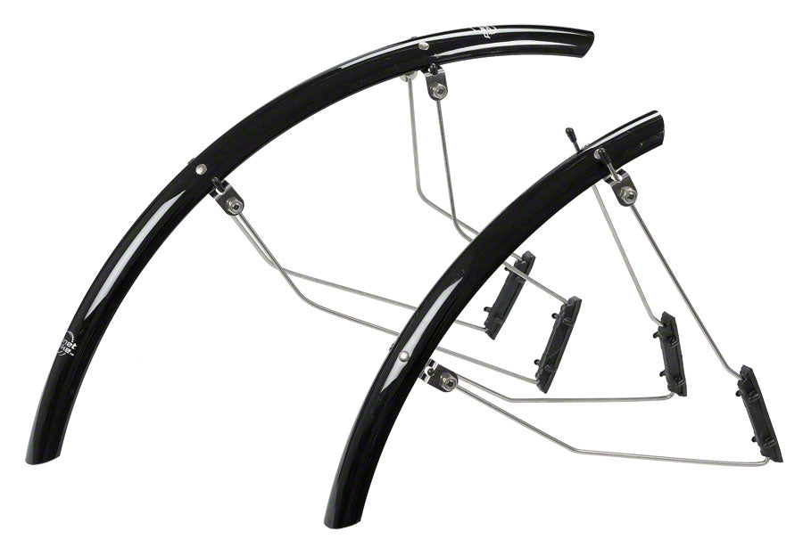 Ensemble de garde-boue Planet Bike Speedez 700c x 35 - Noir