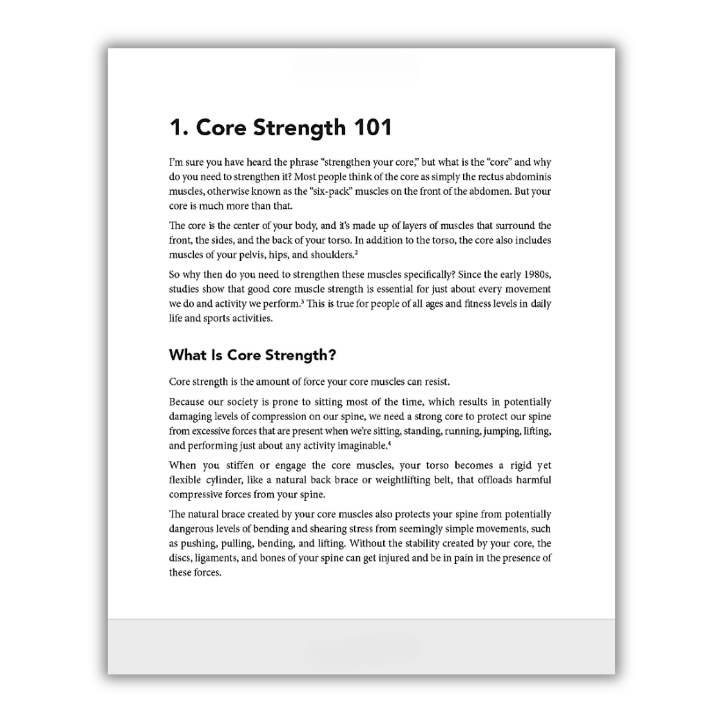 6-Minute Core Strength: Simple Core Exercises to Improve Posture, Build Balance, and Relieve Back Pain(Spiral Bound) - Korvel