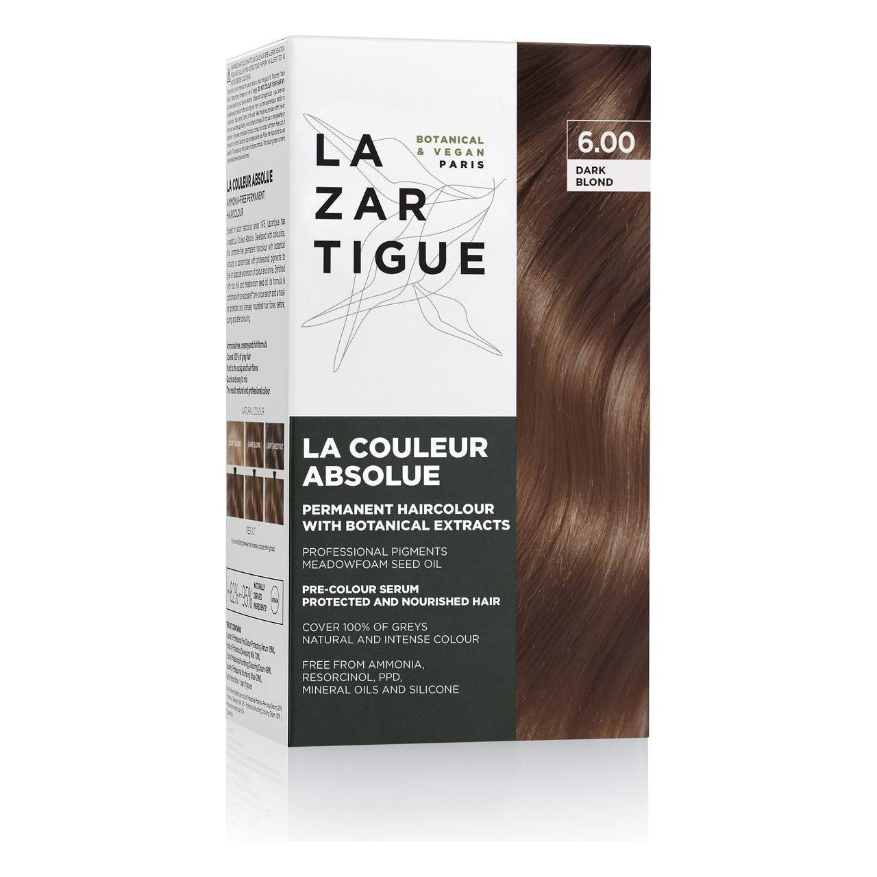 Lazartigue La Couleur Absolue Kit de Coloración Permanente 6.00 Rubio Oscuro