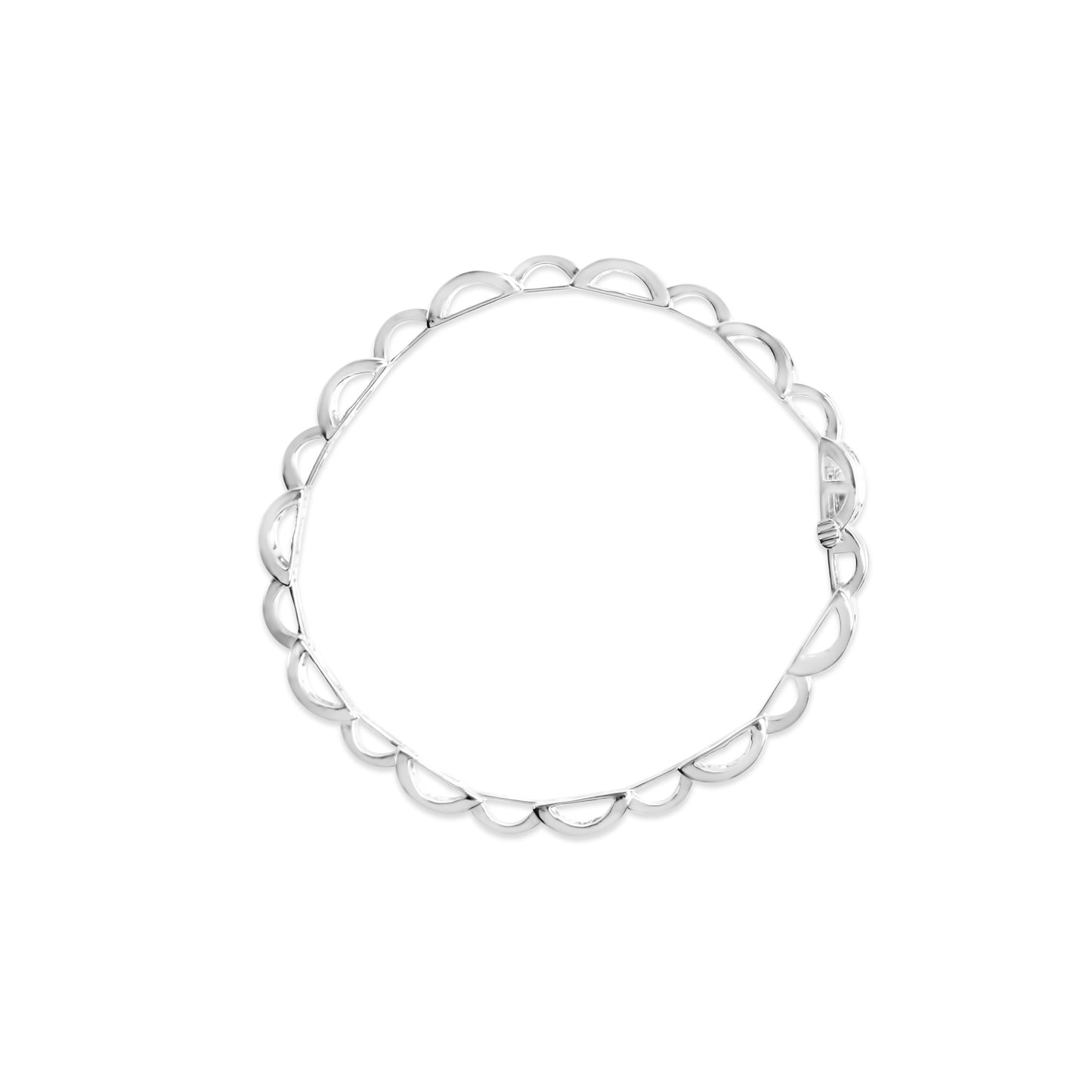 Pulsera de Tenis de Diamantes Princesa en Oro Blanco de 14K - 1.0 Cttw