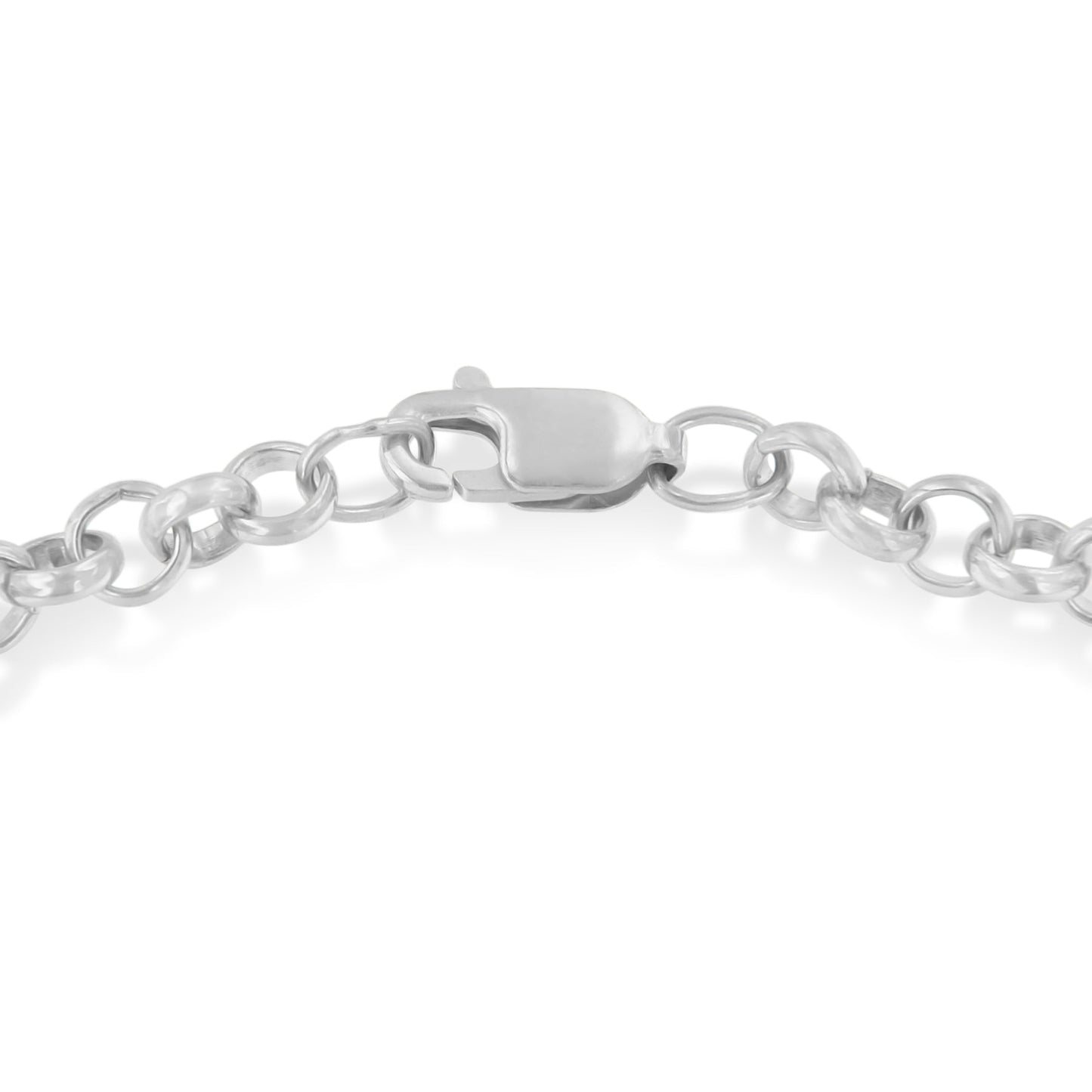 Pulsera de encanto de corazón y cinta de concienciación de diamantes de oro amarillo de 10 quilates