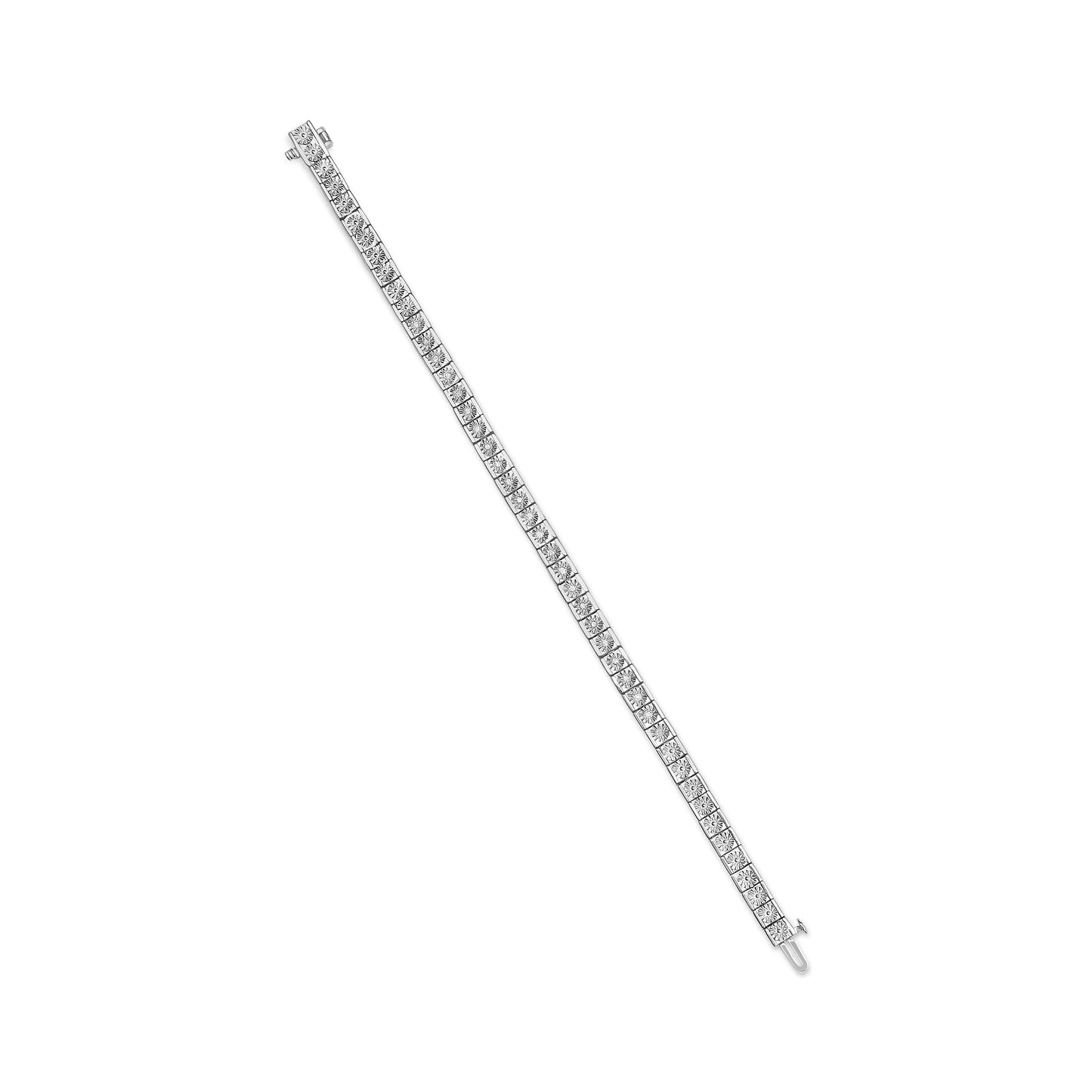 Bracelet de tennis en argent sterling .925 avec diamants de 1/4 carat