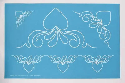 Hippy 9", 6", 3" Stencil for Creative Crafting