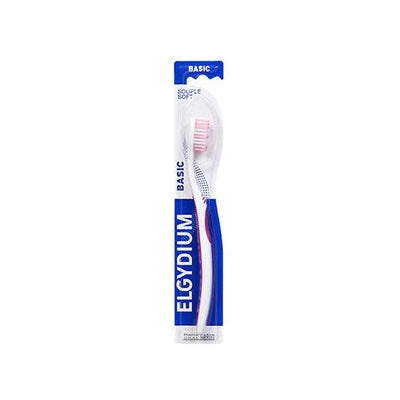Brosse à dents douce Elgydium - Design rose premium