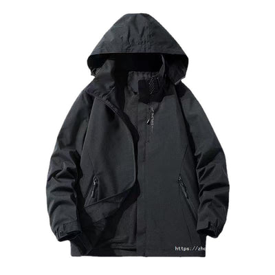 Chaqueta Exterior Impermeable y Cortaviento para Hombre
