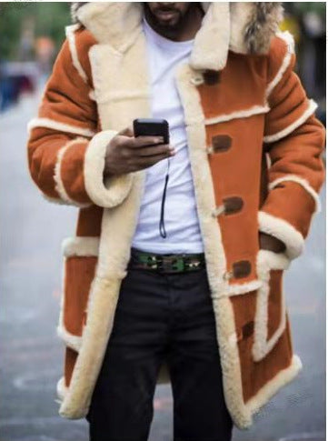 Veste à capuche slim décontractée pour homme