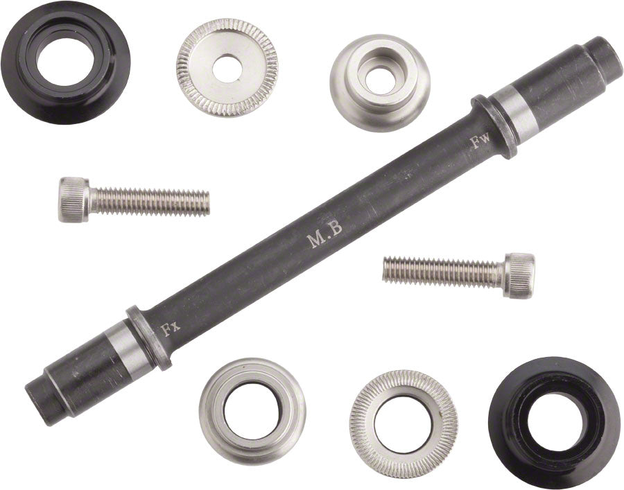 Kit d'axe de moyeu Surly Ultra New - 130 mm arrière noir
