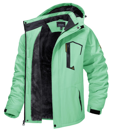 Premium Outdoor Waterproof Winter Jacket with Detachable Hat