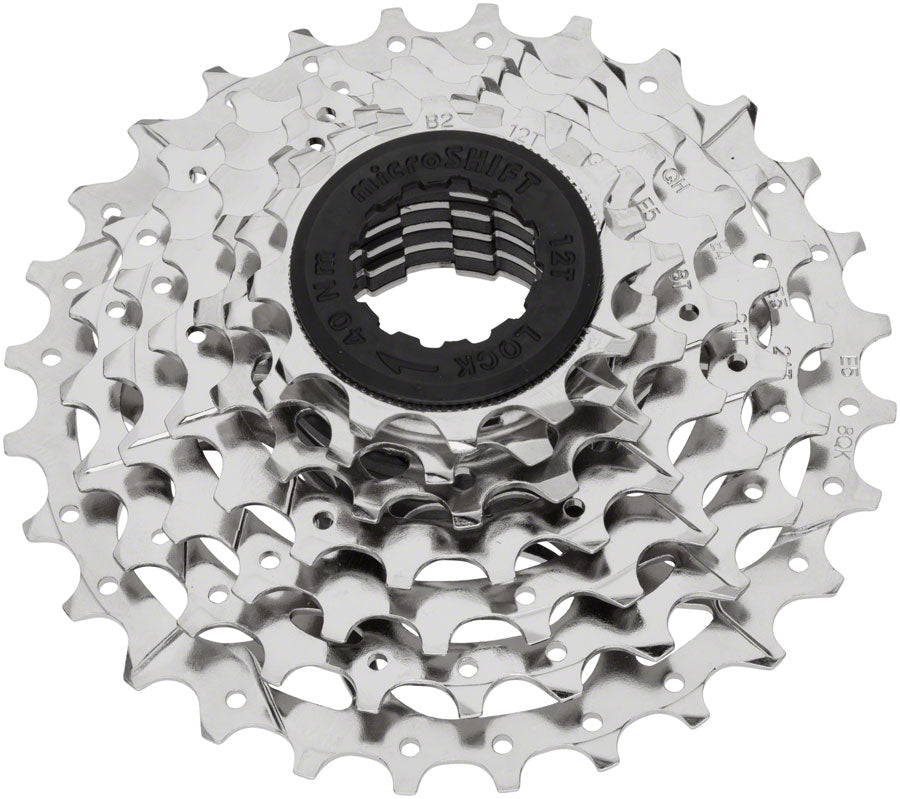 Cassette microSHIFT H07 7 vitesses - 12-32t Nickelé Argent