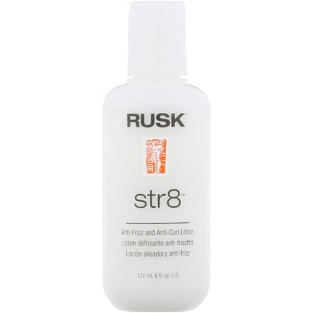 Loción Anti-Frizz/Anti-Riz Rusk Str8 - 6 fl oz