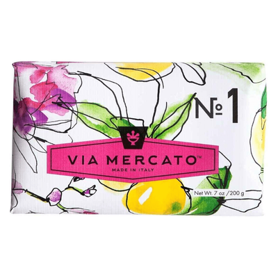 Via Mercato Nº 1 Soap - Bergamot, Patchouli & Rosewood 7oz