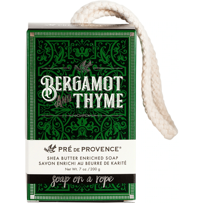 Savon sur corde Pre De Provence - Bergamote Thym 7 oz