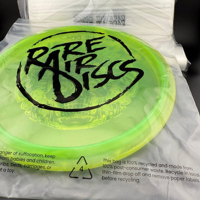 Premium 100% Recycled Clear Disc Storage Bags - 9"x9"