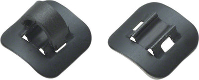 Jagwire Alloy Stick-On Guides with C-Clips - Black (Box of 4)