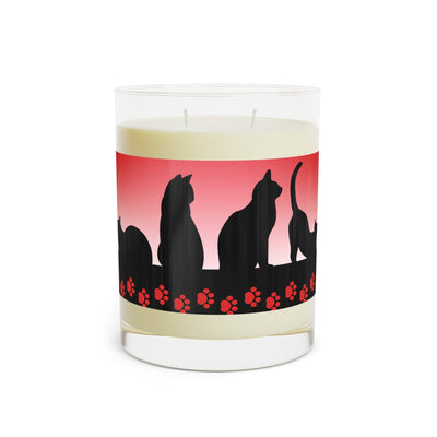Enchanting Black Cats Scented Candle - 11oz Elegance - Korvel