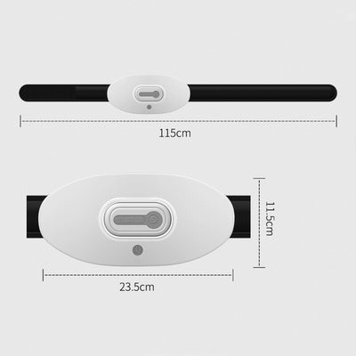 EMS Waist Massager with Heating Pad and 5 Modes