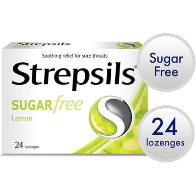 Strepsils Citron Sugar Free Lozenges - 24 Count