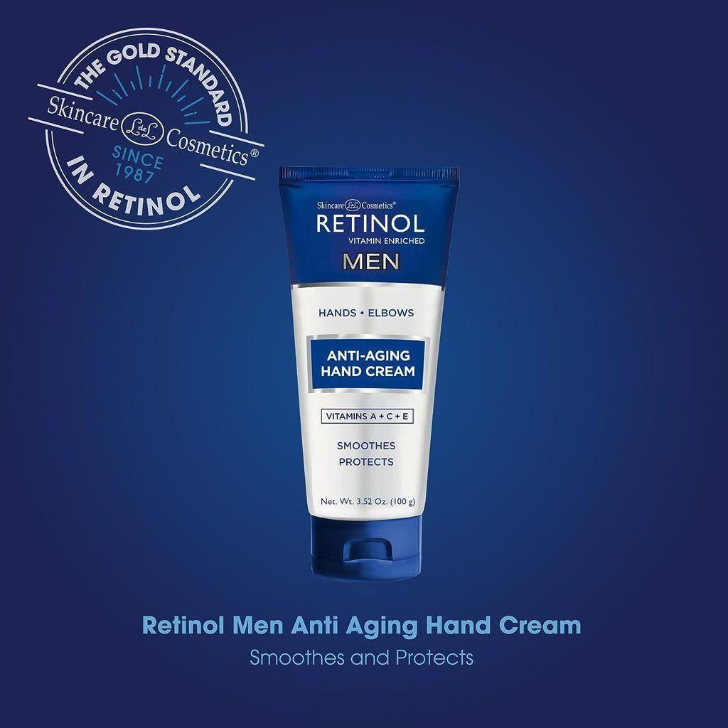 Crème pour les mains anti-âge Retinol Men 3,4 oz