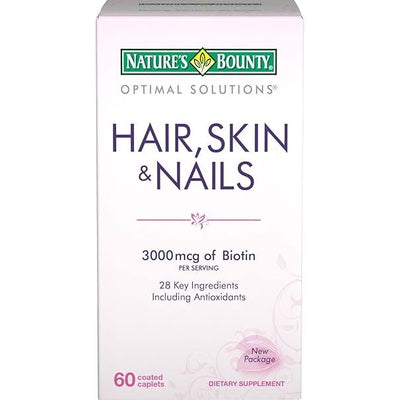 Formule de comprimés pour les cheveux, la peau et les ongles de Nature - 60 unités