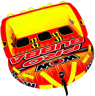WOW Sports Super Bubba Pro Series Towable Tube for 3 Riders