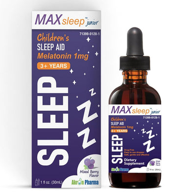 Akron Pharma MAX Sleep Junior - Melatonin Sleep Drops for Kids