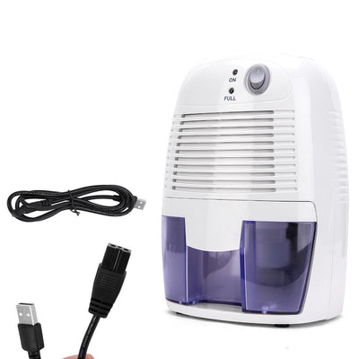 9V/USB Mini Dehumidifier Small Dehumidifier Small Mute White Household Dehumidifier - Korvel