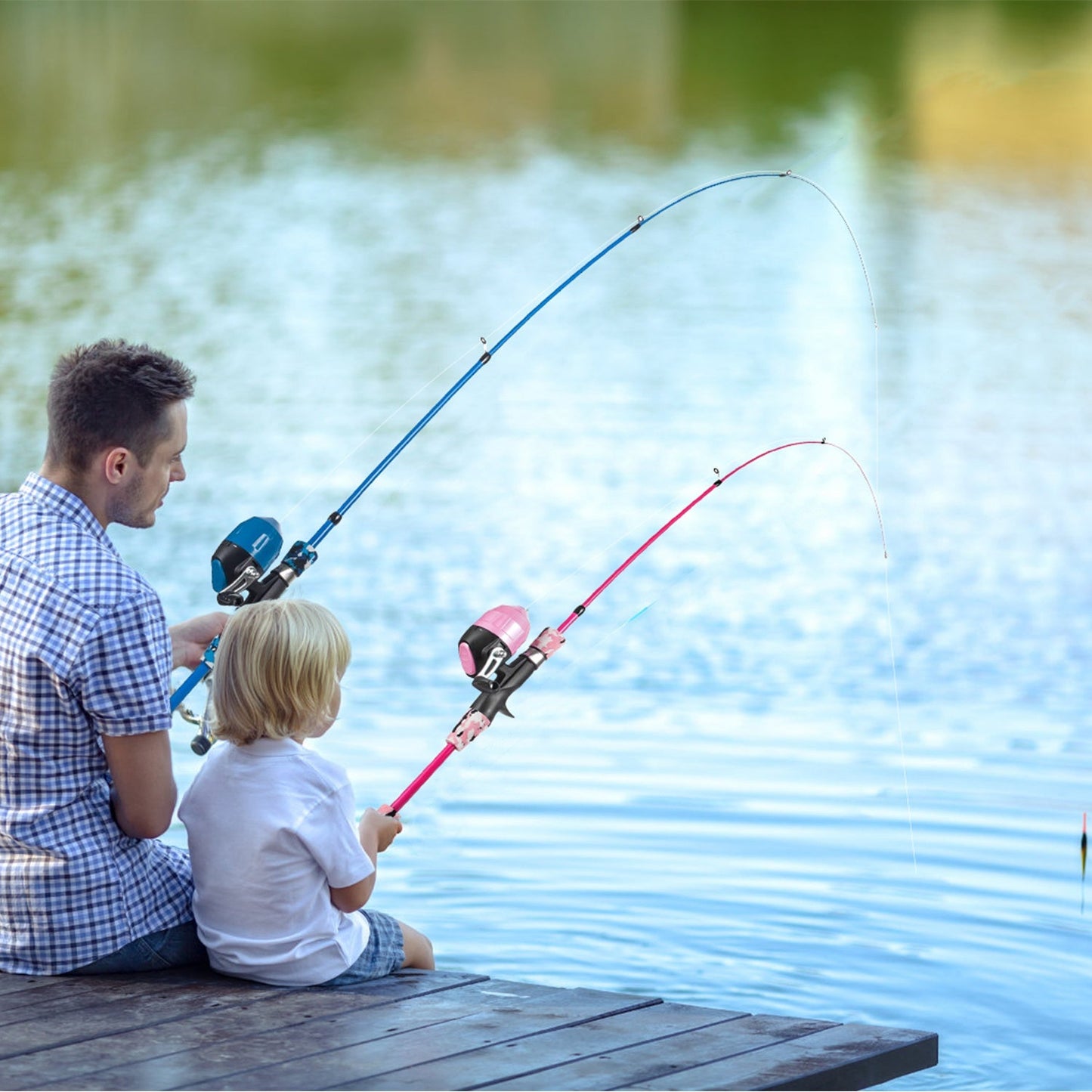 GBruno Kids Fishing Pole Set - Perfect Starter Kit
