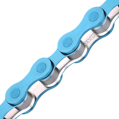Chaîne KMC S1 - Maillons de 1/8'', 112 maillons, Bleu Bébé