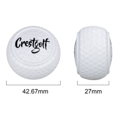Flat Golf Putter Practice Ball for Indoor and Outdoor Use